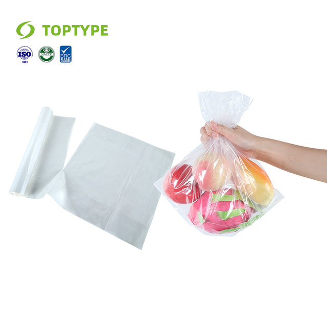 PE Transparent Plastic Food Bag