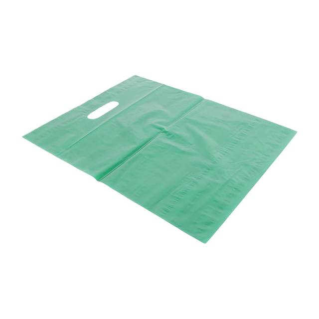 Die Cut Hole Personalized Plastic Shopping Bags