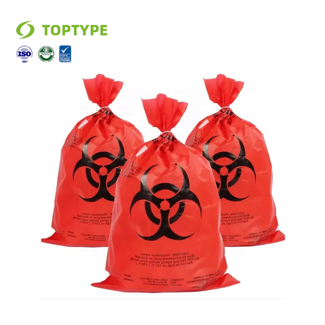 Medical Disposable Plastic Biohazard Waste Bags