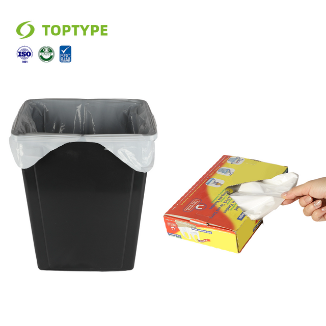 Factory Price 13 Gallon White Tall Trash Bags Home Thick Vest Garbage Bag Manufacturing for Household