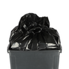 55 Gallon Black Color Flat Garbage Trash Bags