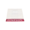 Retail Die Cut Plastic Shopping Bags