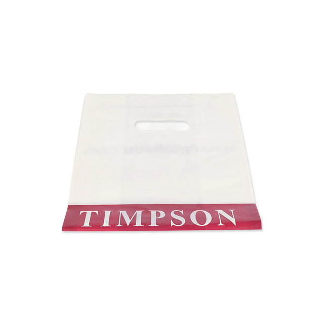 Retail Die Cut Plastic Shopping Bags