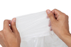 White flat garbage bag for kitchen use