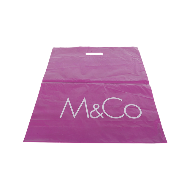 Special Logo Die Cut Plastic Shopping Bag