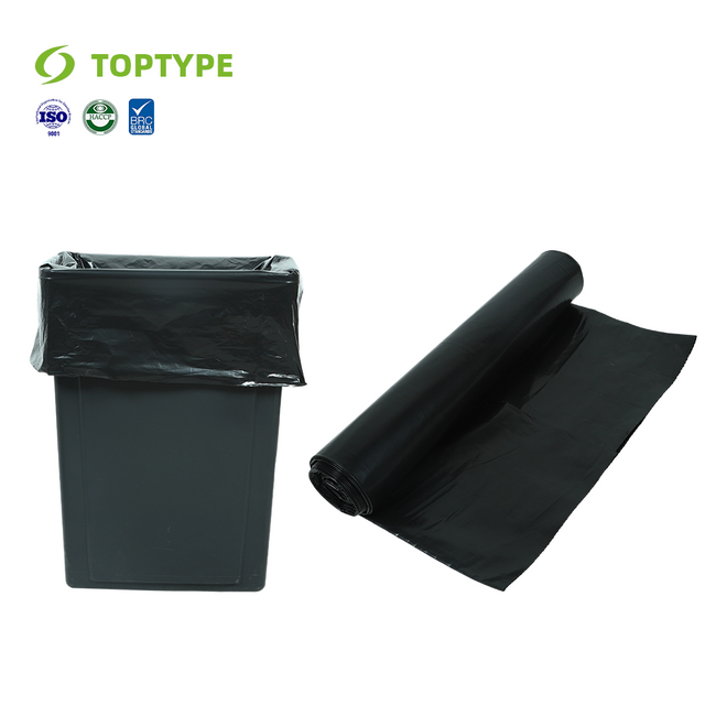 Manufacturer Wholesale Heat Seal Po Commercial Garbage Trash Plastic Bags Portable Garbage Bag