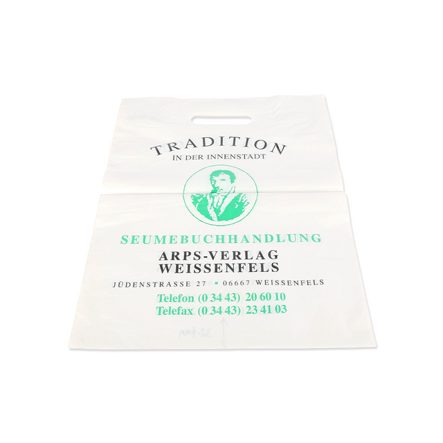 Wholesale Eco-Friendly Die Cut Logo Printed Plastic Custom Shopping Bags