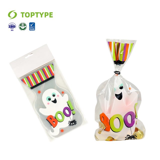 Plastic Cotton Christmas Candy Bag