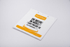 Flat Shopping Bag with Hanging Hole for Booklet Inserts